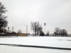 current communications tower from 8th St