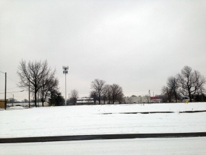 current communications tower from 8th St