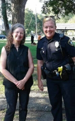Harvard Park & Iles Park National Night Out 2017 - Neighborhood Police Officer Tammi Russell